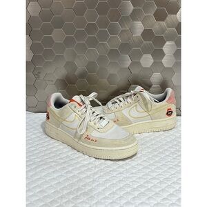 Nike Air Force one 1 low DQ7656-100 rock and roll '07 peace 7 women white orange